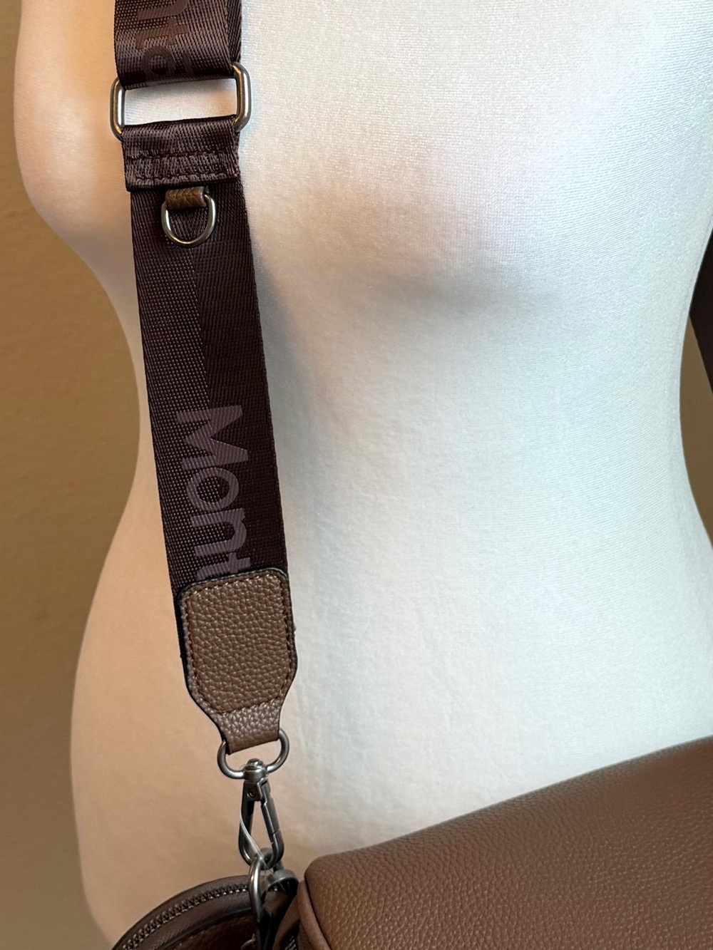 🤎Montana West Leather Brown Crossbody Bag. Like new/ NWOT - Picture 5 of 15